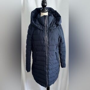 ELLABEE Parka with oversized hood size Large - navy blue